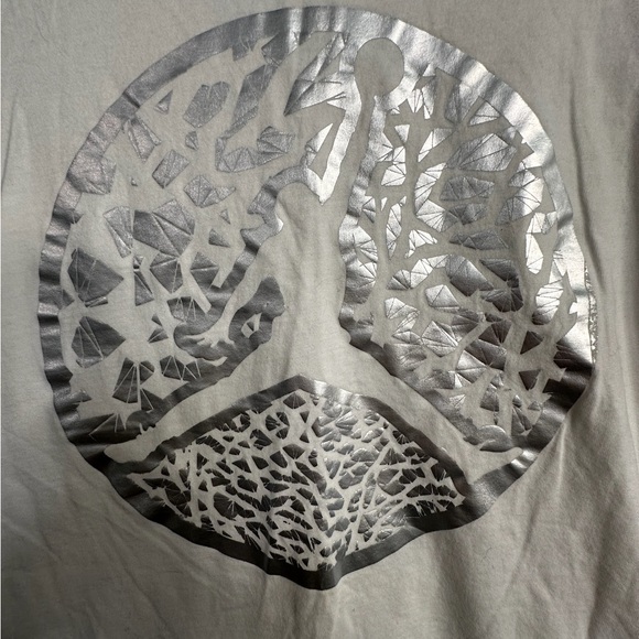 Jordan White and Silver Short Sleeve Tee - Picture 2 of 3